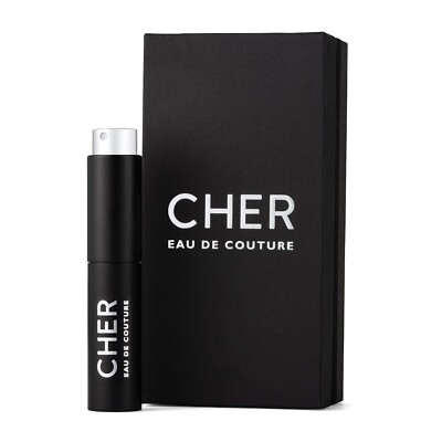 Cher Eau De Couture Atomizer Women's Perfume Citrusy Scent 0.34 Fl Oz