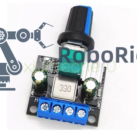 3.5A DC12V/24V PWM Motor Speed Controller LED Dimmer B10K Potentiometer Knob - Bild 2 von 4