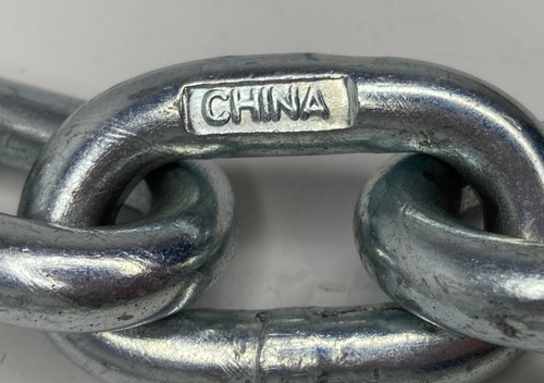 Zinc Galvanized Two Short Chains Total 2Ft Weight 2 Lb - Picture 12 of 12