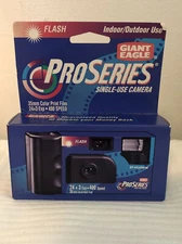 Single Use Camera 400 Speed 35mm Film Camera w/ Flash Giant Eagle Sealed
