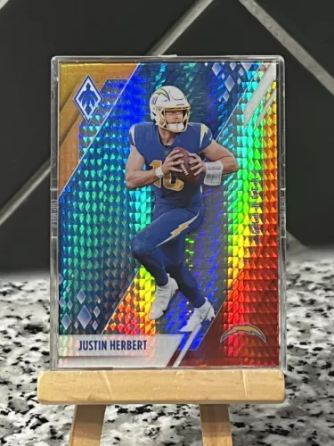 Justin Herbert 2021 Phoenix Fireburst Fire Burst HOLO