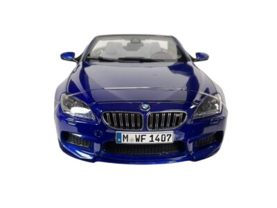 Kyosho 1:18 Boxed BMW M6 Convertible Dealer Model Blue - NEW