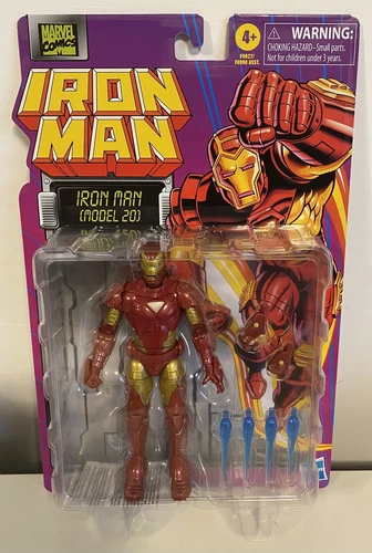 Marvel Legends Retro Iron Man (Modelo 20)