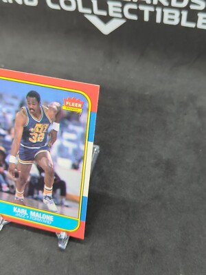 1986-87 Fleer Set Break #68 Karl Malone RC Utah Jazz (C
