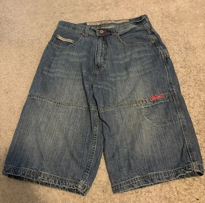 Vintage Pepe Jeans Shorts Mens 34 Blue Jorts Denim Baggy Skater Y2K Hip Hop - Image 1 of 4