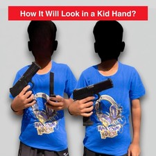Kids Shooting Toy Gun Kit with Foam Bullets Birthday Gift Idea
