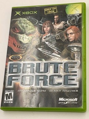 Microsoft Xbox Brute Force (2003, Xbox Exclusive) w/ Case