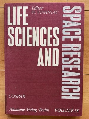 Life Sciences And Space Research IX Leningrad USSR 1970 COSPAR Hardcover Book