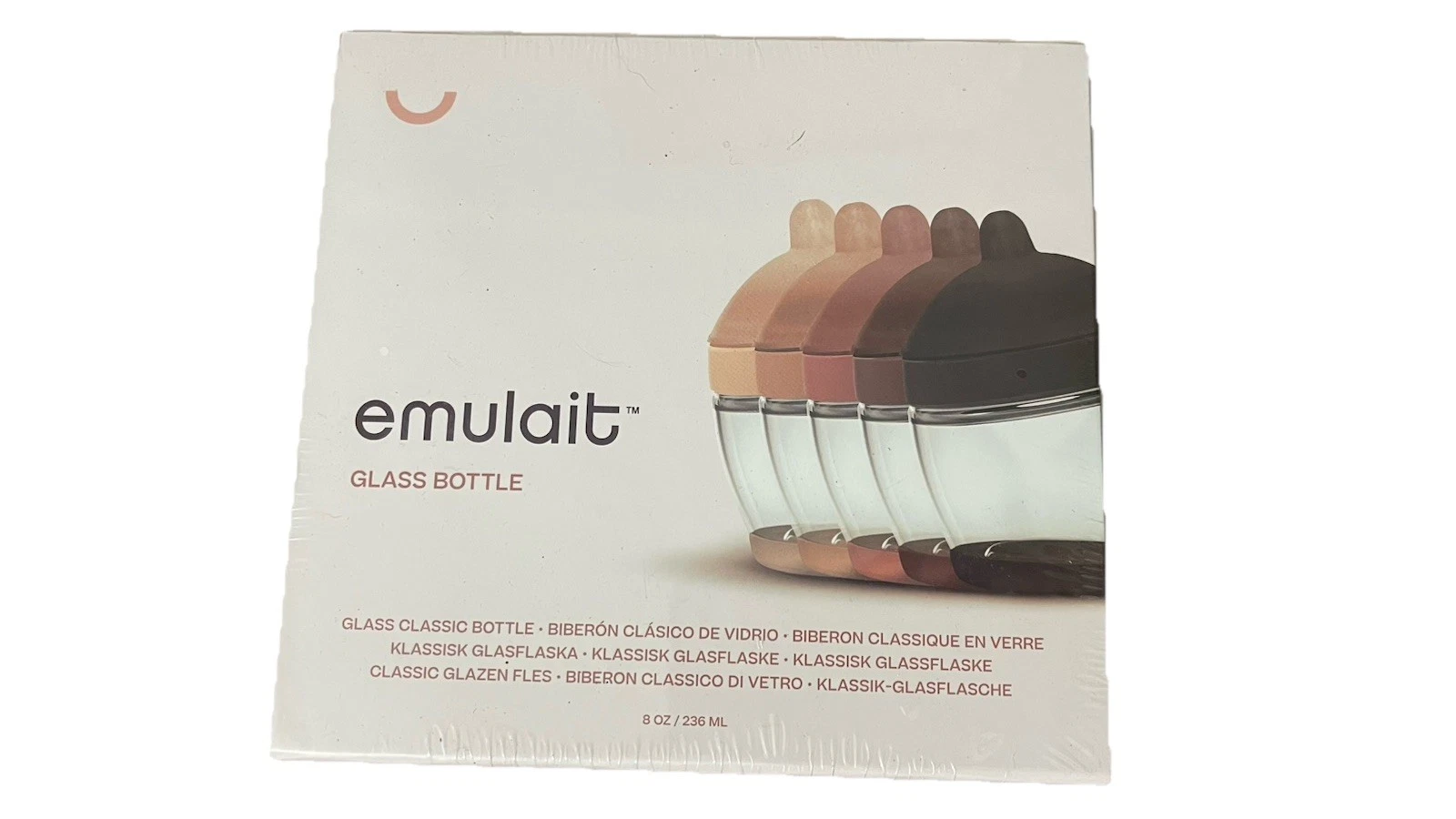 Emulait Glass Classic Baby Bottle Shape 5 Medium 8oz Sealed
Opens in a new window or tab