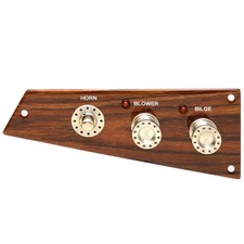 Boat Switch Panel | Four Winns 025-4924 Woodgrain 6 3/8 x 3