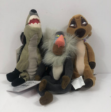 Disney The Lion King Mini Bean Bag Plush Lot Timon Banzai Rafiki New Tags