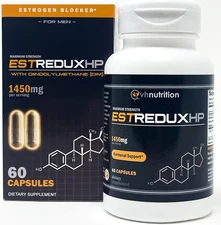 VH Nutrition ESTREDUX HP - with DIM | Estrogen Blocker for Men* | 1450Mg of Maxi
