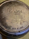 Vintage Lodge 10 1/2" Inch Cast Iron Skillet/Fry Pan  8SK USA Made D3