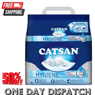 CATSAN - Natural Clumping Cat Litter Biodegradable Extra Absorbent - No Smell