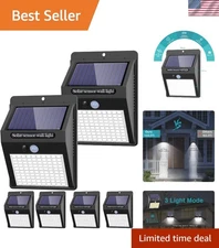 Ultra-Bright 6 Pack Solar Motion Lights - Wireless & Waterproof for Outdoor Use