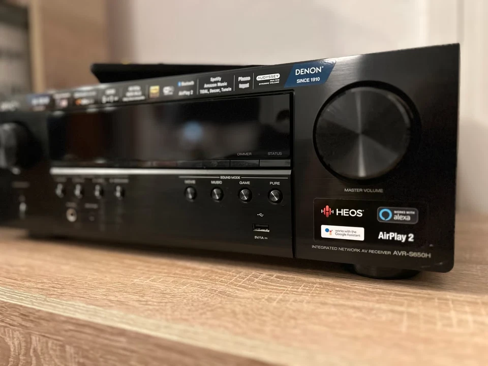 DENON AVR-S650H Network 5.2 Receiver HEOS AirPlay2 Bluetooth HiRes eARC 4k UHD - Bild 2 von 4