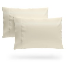 100 Rayon Derived from Bamboo Pillowcase Set - Cooling, Breathable, Silky So...