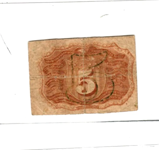 5 CENT "WASHINGTON FRACTIONAL" 1800S 5 CENT "WASHINGTON"   1800'S (5 CENT) - Image 2 of 2