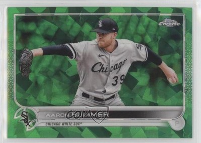 2022 Topps Chrome Update Sapphire Green 38/75 Aaron Bummer #US136 fm0
