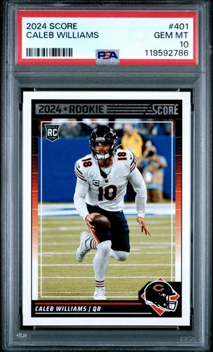 2024 Panini Score #401 Caleb Williams PSA 10