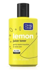 Clean & Clear Lemon Juice Acne Toner Oil Free Vitamin C 7.5 fl oz