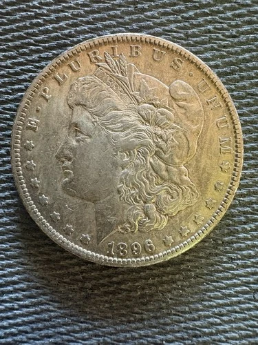 1896 O Morgan Silver Dollar $1 Circulated Business Strike 0.9 Fineness in XF
