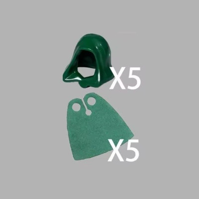   5x Cape + 5x Umhang Umhänge Mantel  für Minifiguren