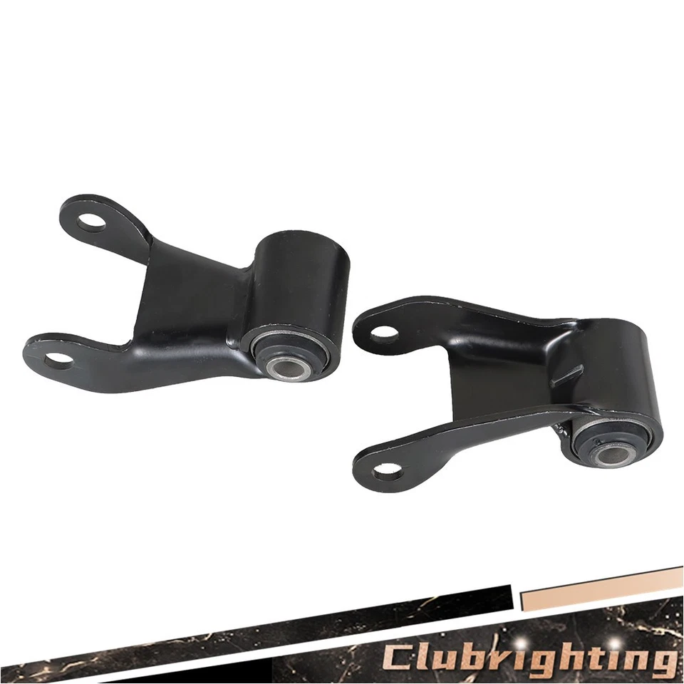 2x Kit de reparación de grilletes de resorte de hoja trasera para camioneta Chevy C/K GMC 722-006 Foto 4 de 4