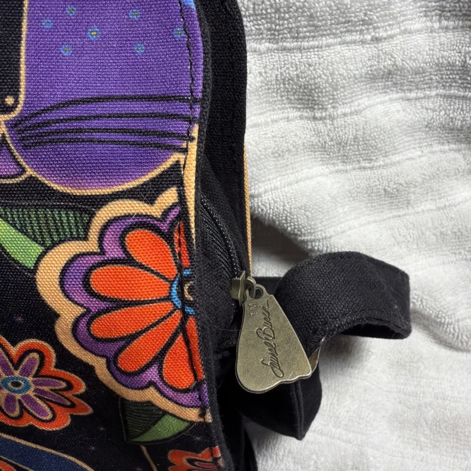 LAUREL BURCH Cutout Feline Friend Cat Shoulder Crossbody Bag Purse Blossoming - Image 4 of 4