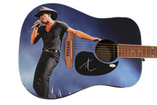 TIM MCGRAW SIGNED AUTOGRAPH CUSTOM GIBSON EPIPHONE GUITAR COUNTRY SUPERSTAR JSA