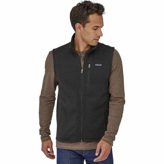 black patagonia vest