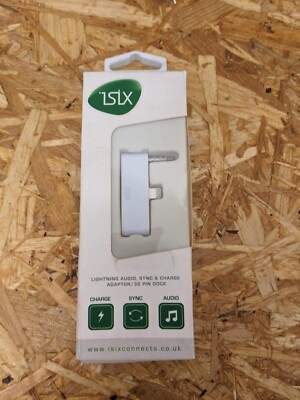 ISIX CONNECTS LIGHTNING AUDIO ADAPTER / 30 PIN DOCK