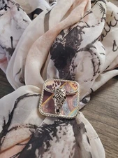 Scarf Slide, Wild Rag Scarf SLIDE Western accessories, bandanna slide, longhorn