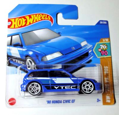 Hot Wheels - '90 Honda Civic EF - VTEC - Blau - HW: '70 Vs. '90 2025 - HYW81