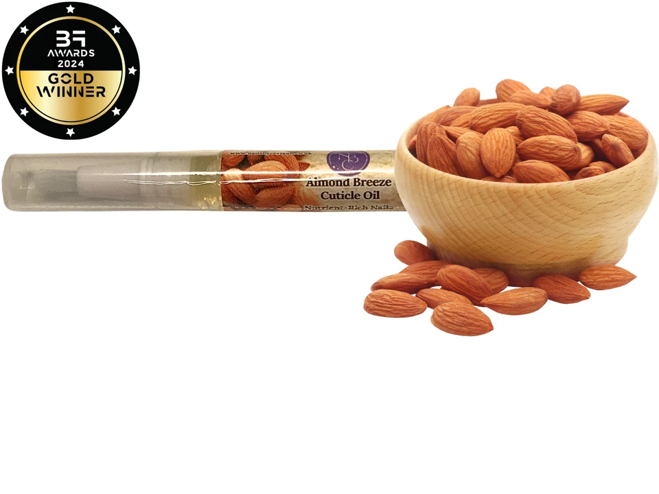 NAILS BY CERIANN Almond Breeze Scented Cuticle Oil. Natural Ingredients. Vegan. Moisturising. UK