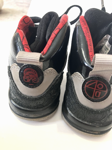 Nike Jordan Spizike Baby Toddler 8C Black/Varsity Red High Top Sneaker - Picture 12 of 17