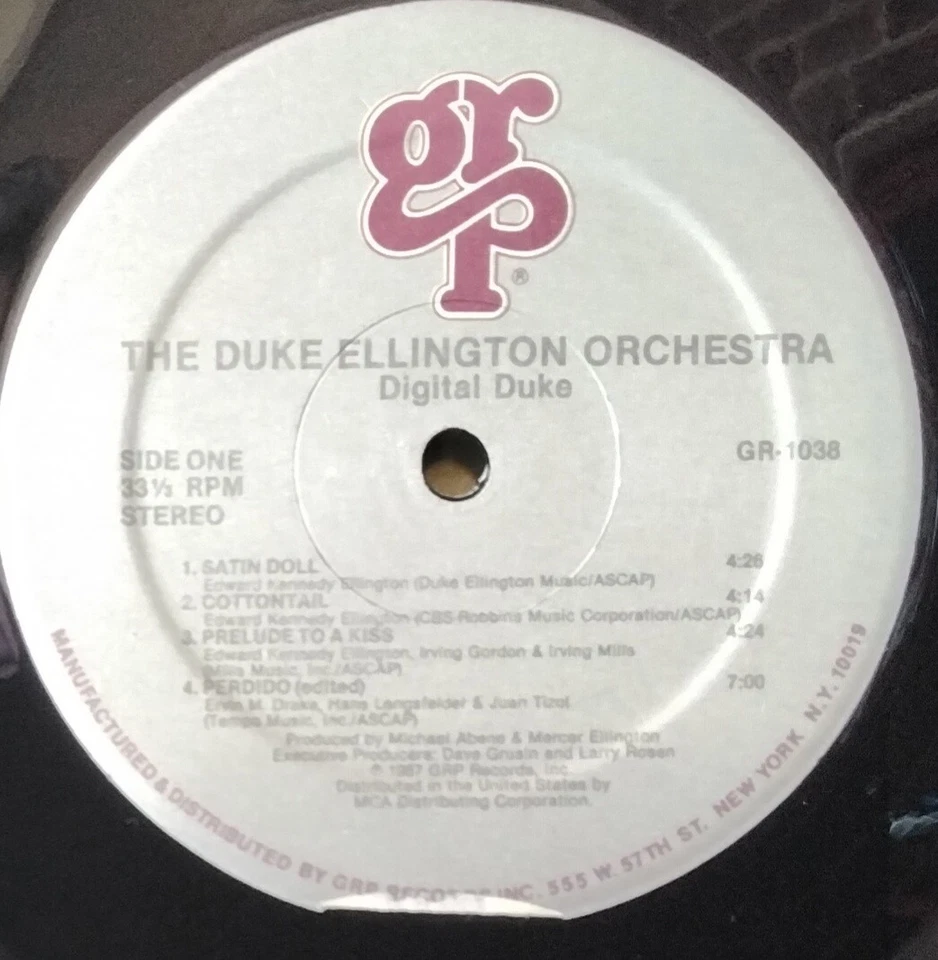 THE DUKE ELLINGTON ORCHESTRA - DIGITAL DUKE 1987 GRP GR-1038 US JAZZ LP Foto 4 de 4