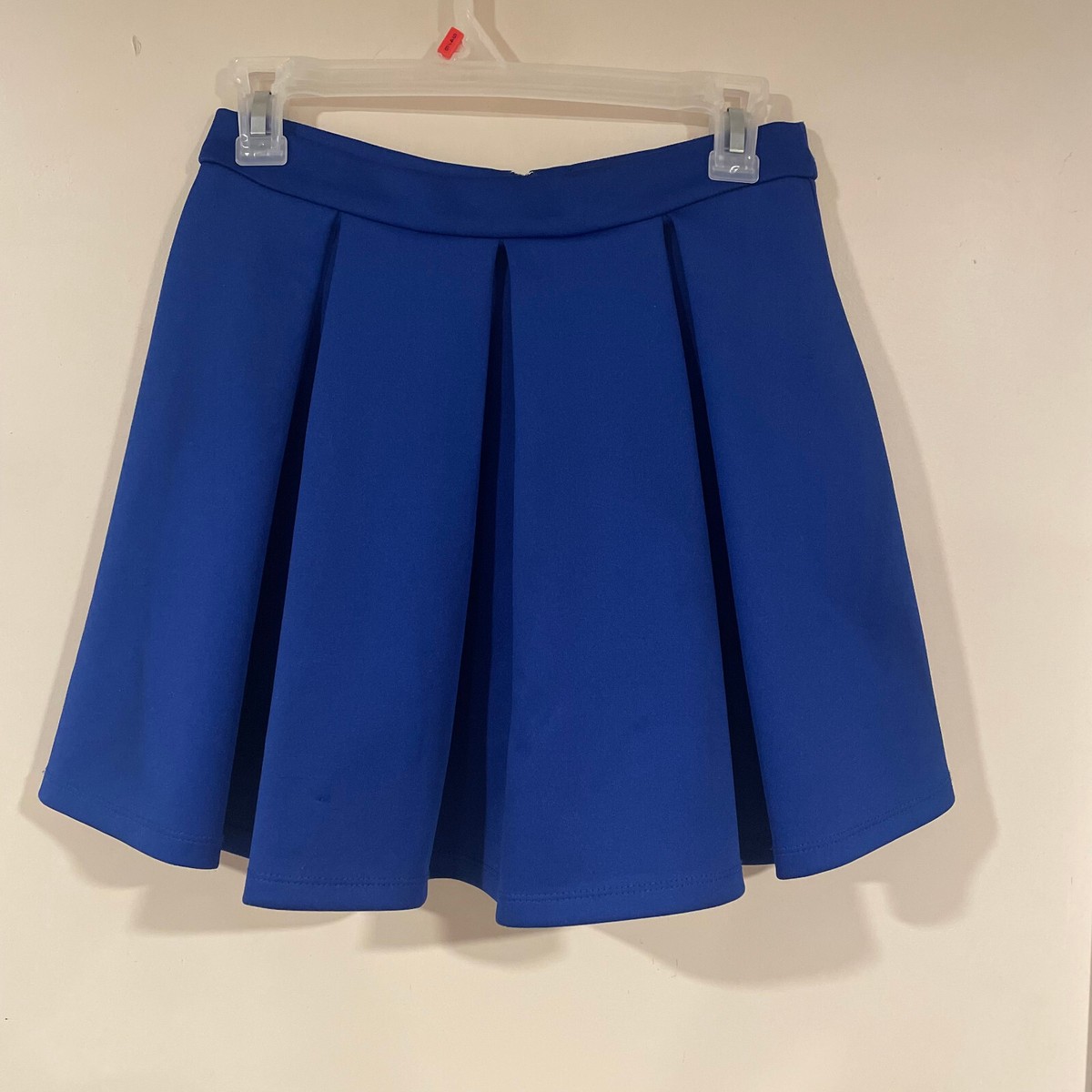 Forever21 Royal Blue Pleated Skirt Women's M | eBay