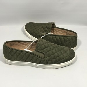 womens olive green slip on sneakers