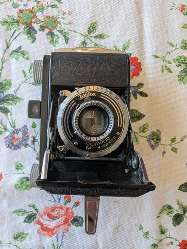 *WORKING* WELTA WELTI (WELTIX) 35MM CAMERA w/STEINHEIL CASSAR 5cm f2.9 LENS - Picture 2 of 6