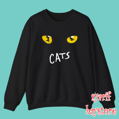 Cats Broadway Musical Show Black Size S-3XL