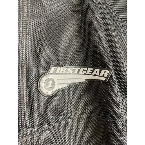 FirstGear Men's 2XL Black Mesh Motorcycle Jacket Armor Vented Riding Gear Paded - Picture 10 of 16