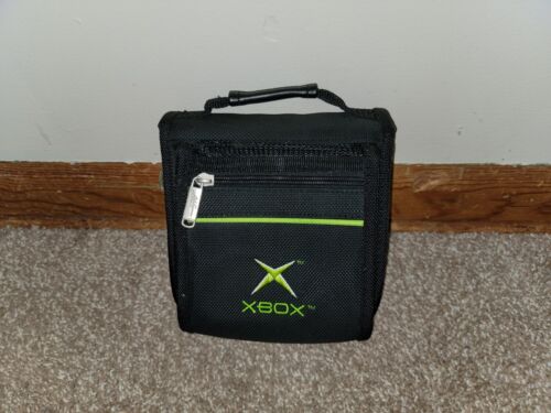 Official Microsoft original XBOX 20 Disc Wallet Carrying Case logo storage game - Afbeelding 1 van 4