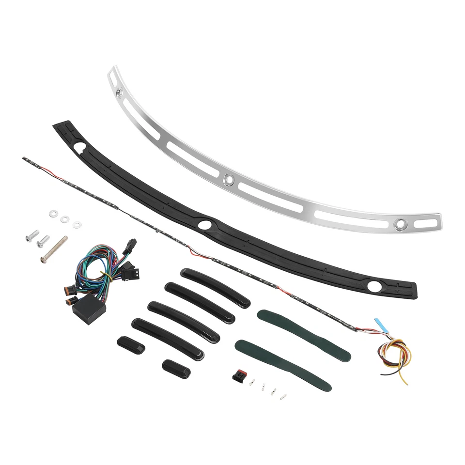 Luz LED para moldura de parabrisas apta para Harley Street Glide Ultra Limited 14-23 Foto 4 de 4