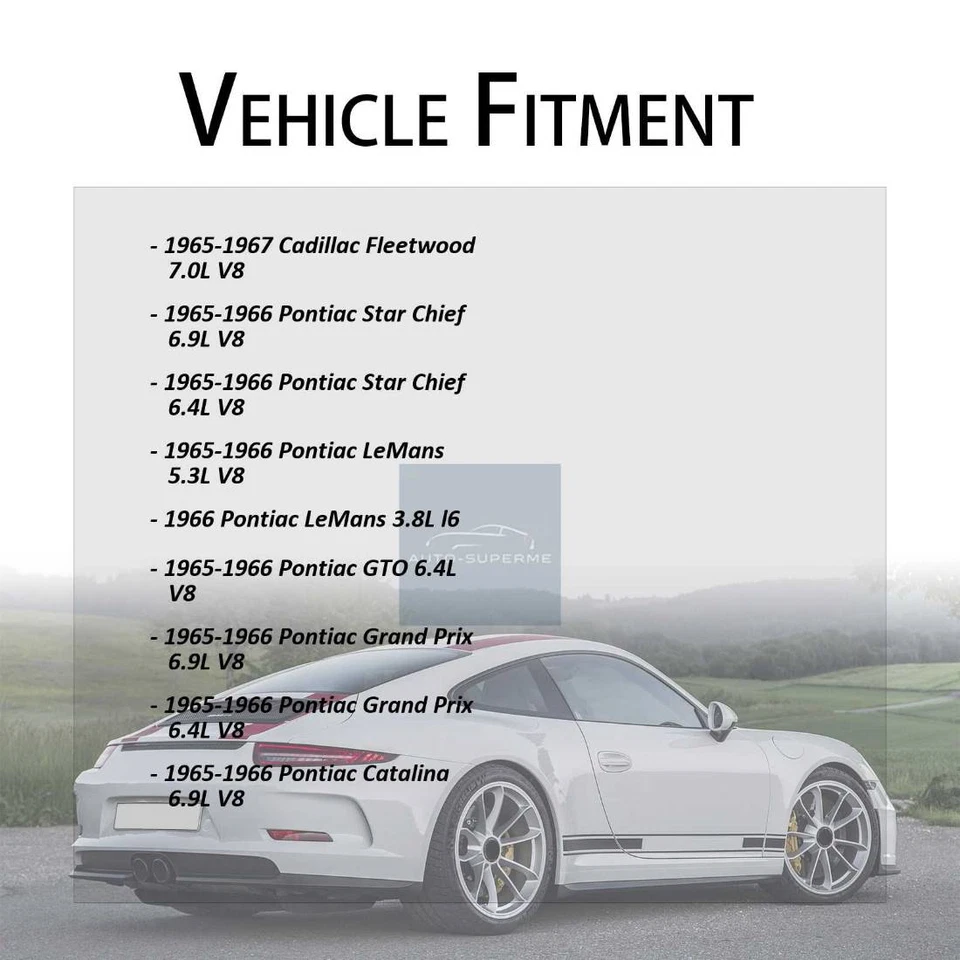 Bomba de dirección asistida BBB Industries para Pontiac Tempest 1966 3,8 L Foto 3 de 4