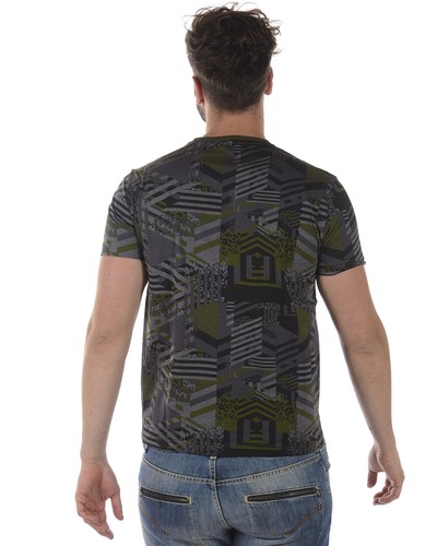 T shirt Maglietta Emporio Armani EA7 Sweatshirt Uomo Verde 3ZPT66PJL8Z 2805 - Picture 11 of 11