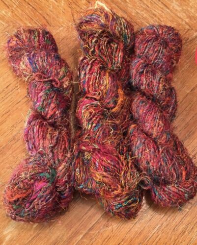 Himalayan recycled yarn, sample, will wind for you