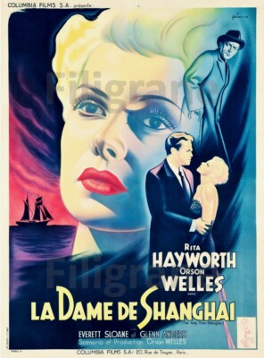 DIE DAME VON SHANGHAI Rloy-POSTER HQ 40x60cm eines VINTAGE POSTERS