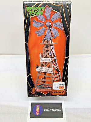 Spooky Windmill BRAND NEW! 2020 Lemax Spooky Town Spooky Windmill Halloween decoration ...