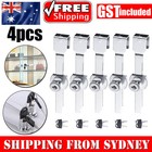 <!--F#f_0-->4X Sliding Window Glass Cabinet Lock Glass Door Lock Cabinet Display With Key AU<!--F/-->